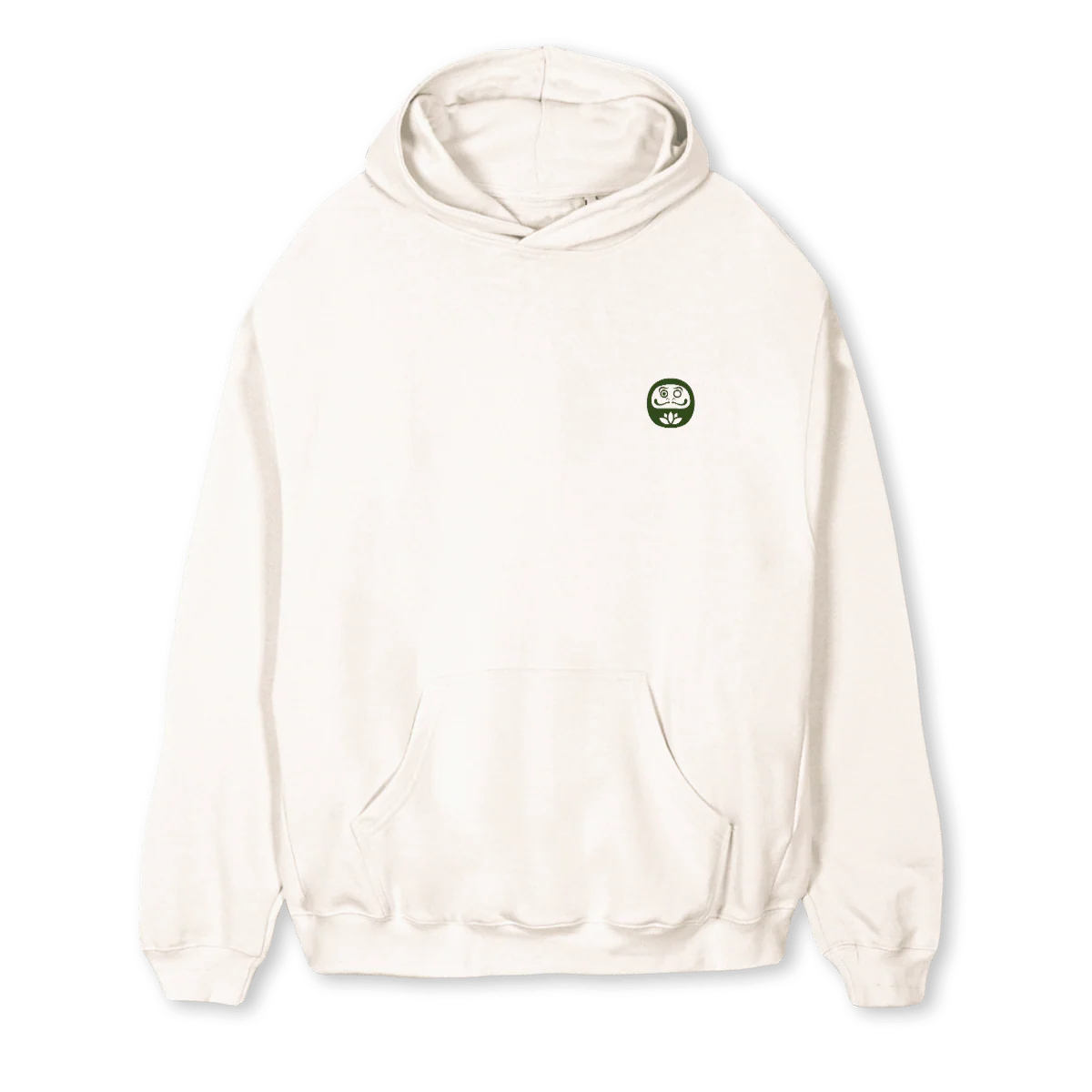 DARUMAVWHI Vintage White Regular Hoodie.