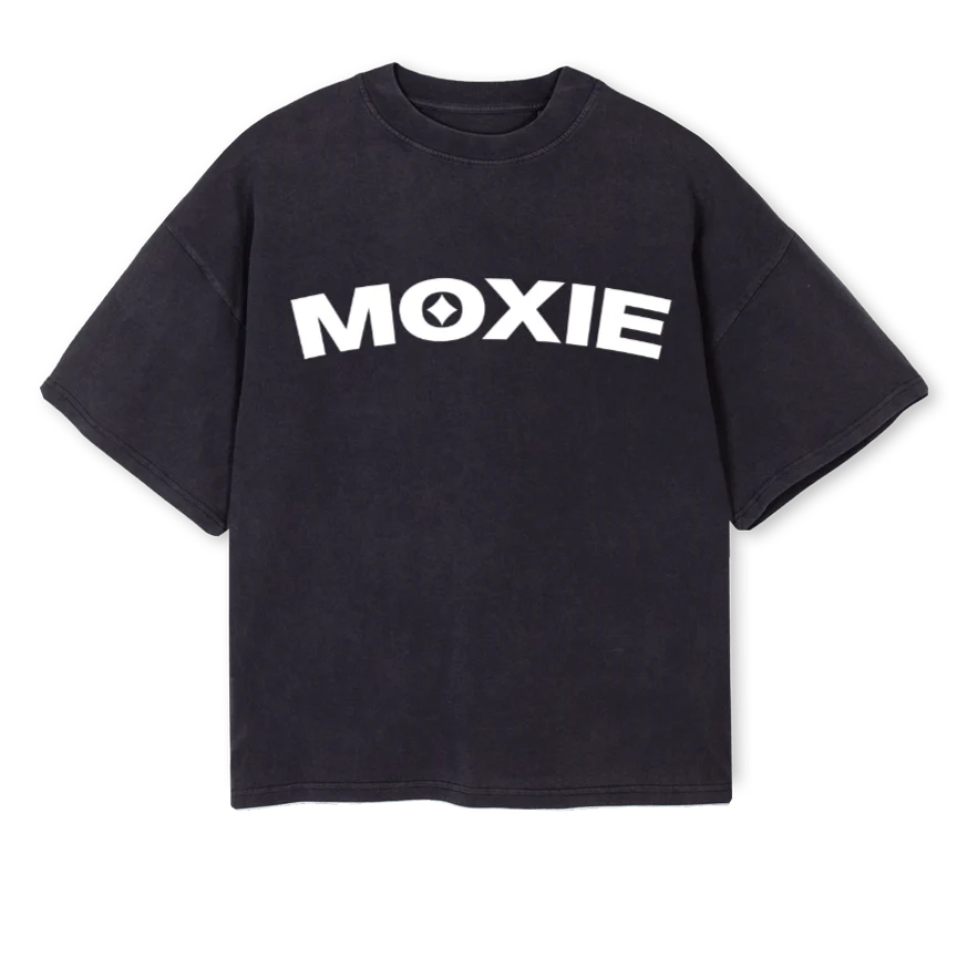 DAVIDMULTIBLACK Vintage Black Oversized Boxy Tee.