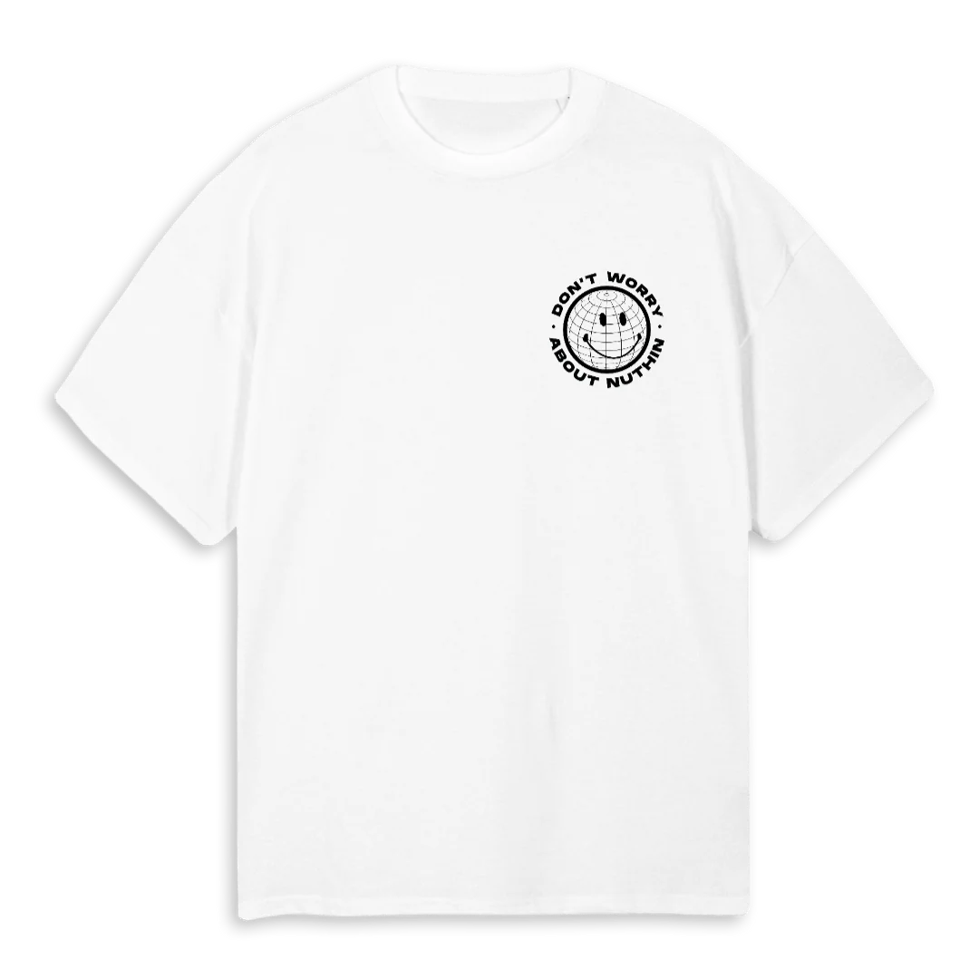DAWNNN White Oversized Tee.
