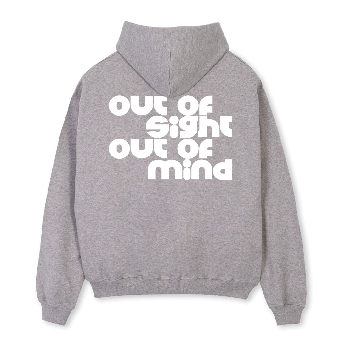 DAY ONES Grey Marl Oversized Hoodie. - Image 2