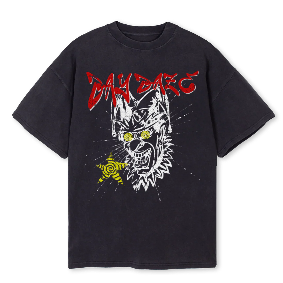 DAYDAZEBLACK Vintage Black Oversized Tee.