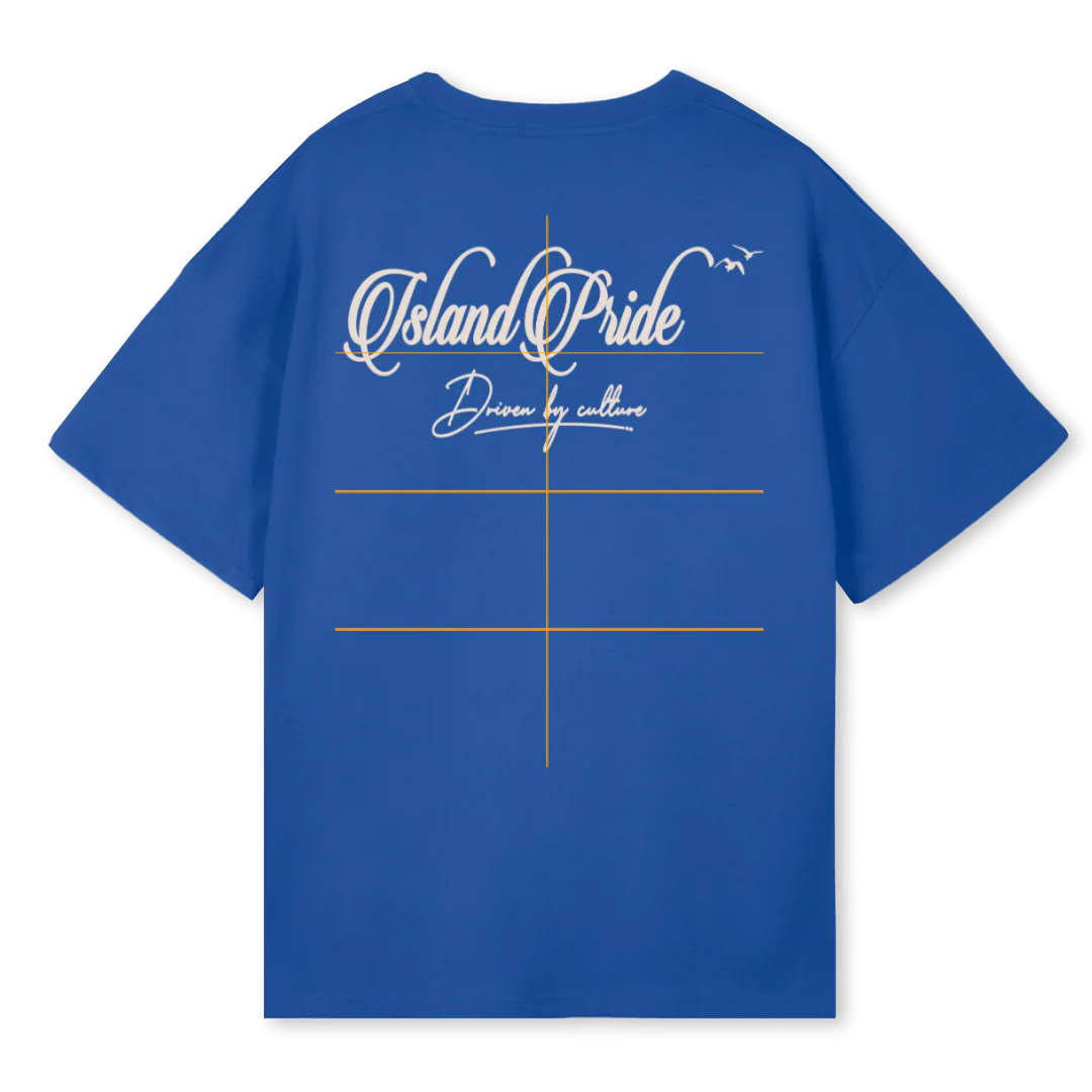 DC_2 Cobalt Blue Oversized Tee. - Image 2