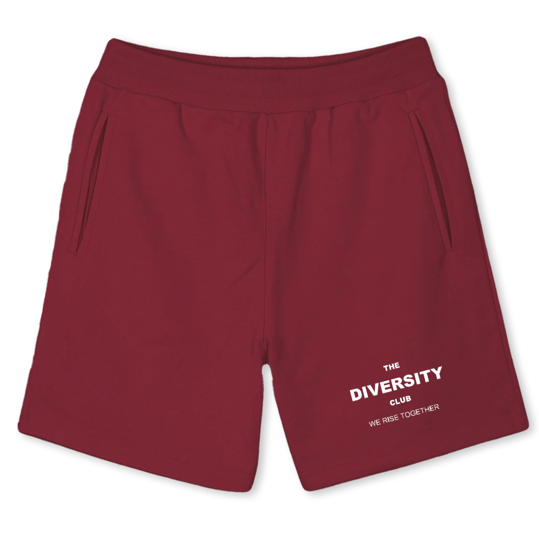 DCCREAM SS Burgundy Sweatshorts.