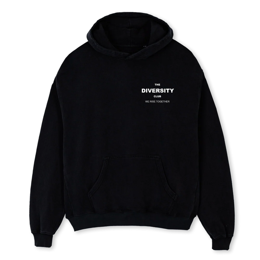 DCORIGINAL Black Oversized Hoodie.