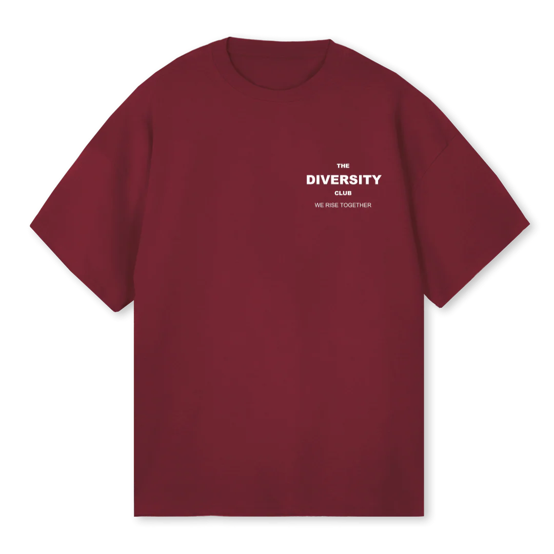 DCORIGINAL Burgundy Oversized Tee.