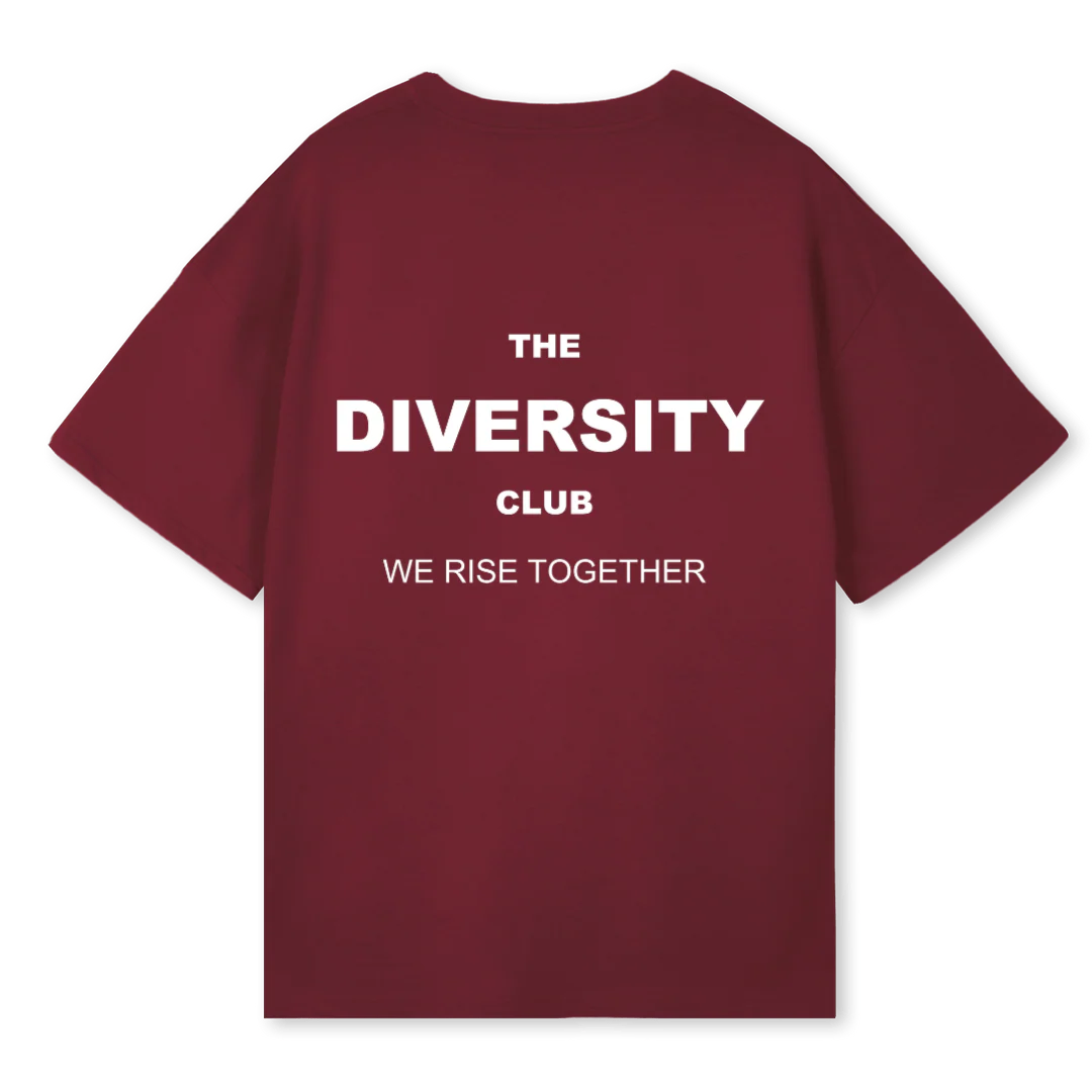 DCORIGINAL Burgundy Oversized Tee. - Image 2