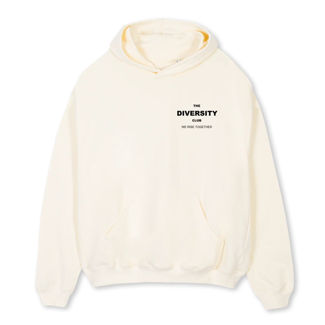 DCORIGINAL Cream Oversized Hoodie.