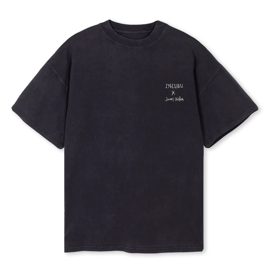 DEATH Vintage Black Oversized Tee.