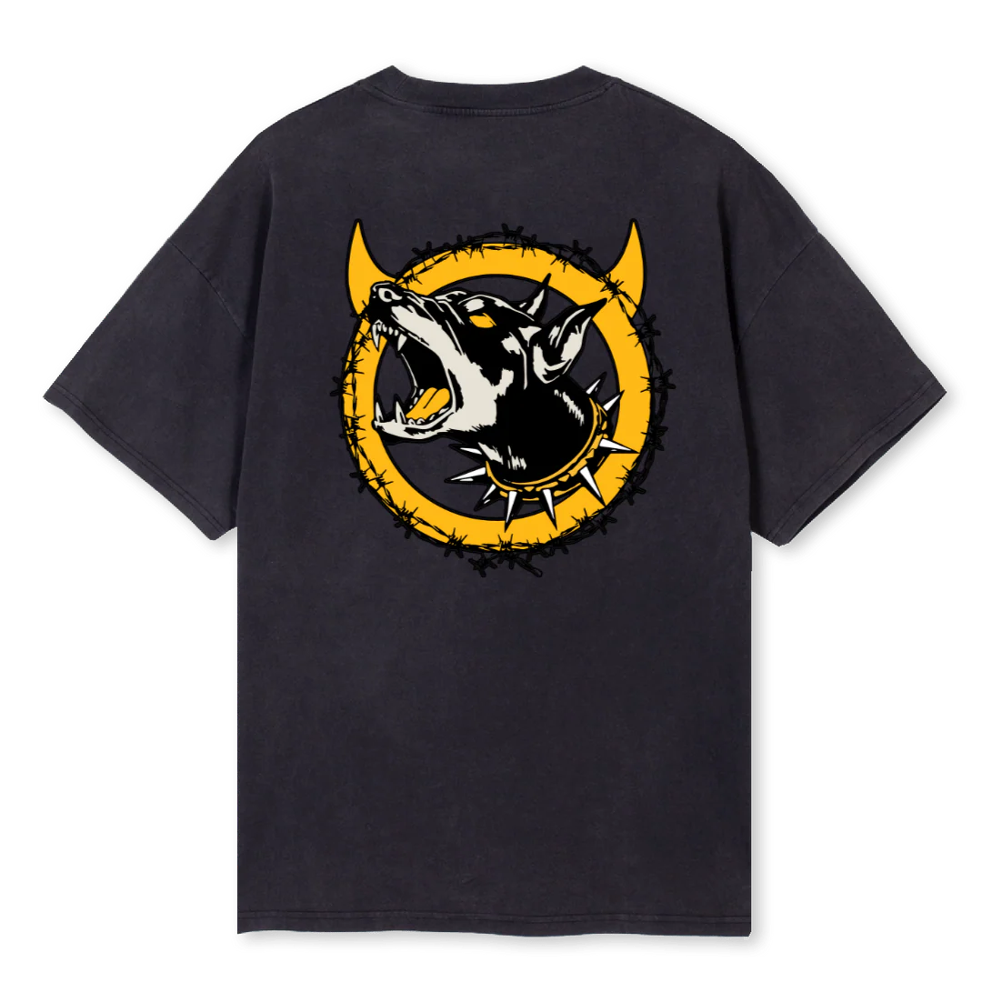 DEDYT TEE Vintage Black Oversized Tee. - Image 2