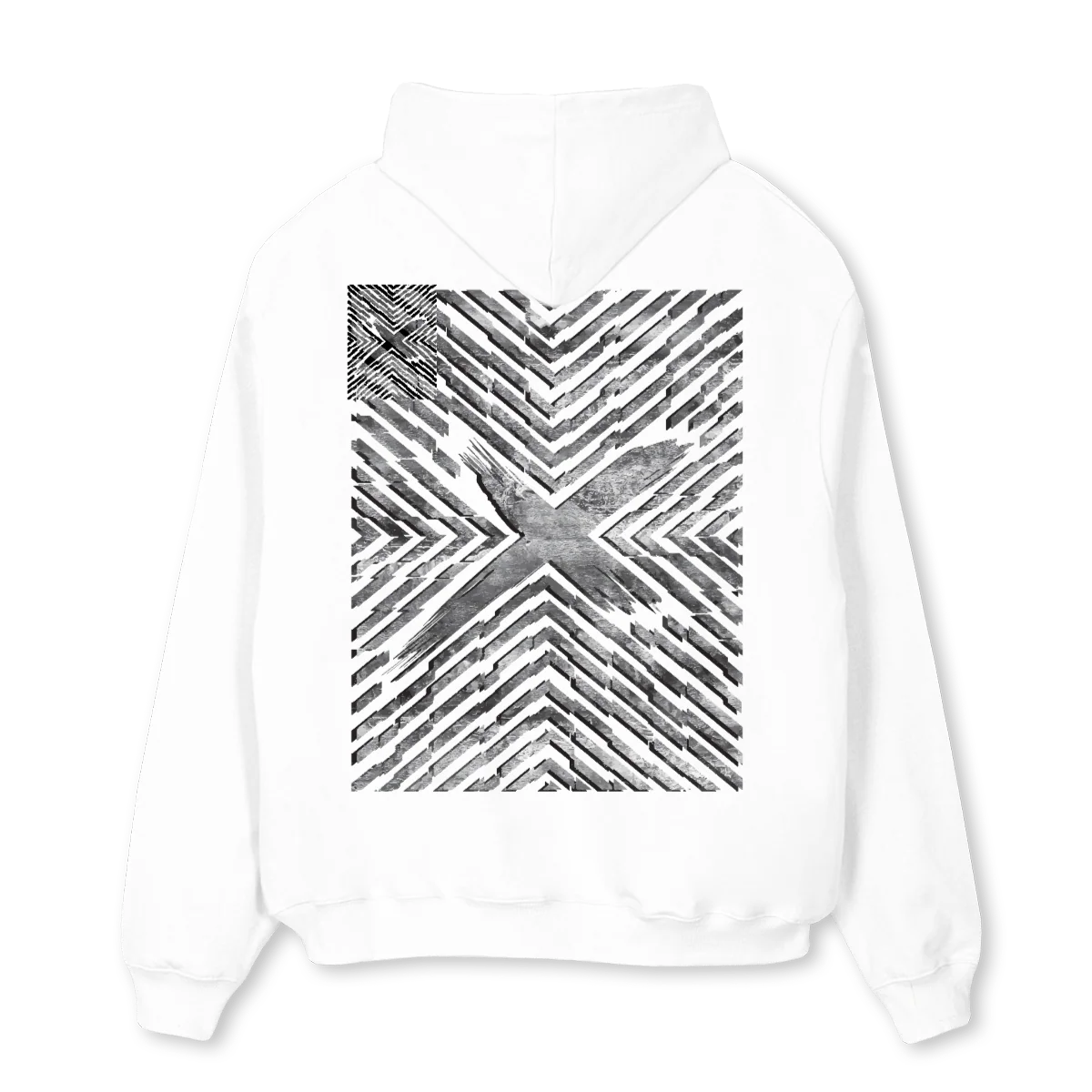 DEEMONZ White Oversized Hoodie. - Image 2