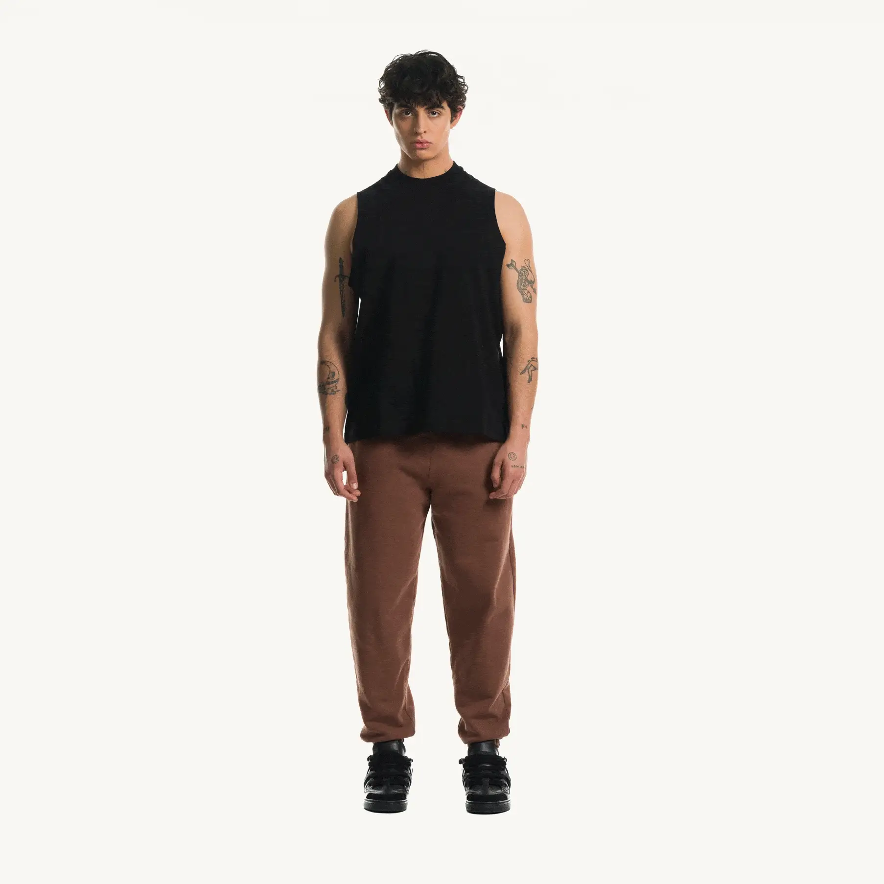 Deep Black Oversized Vest. - Image 3