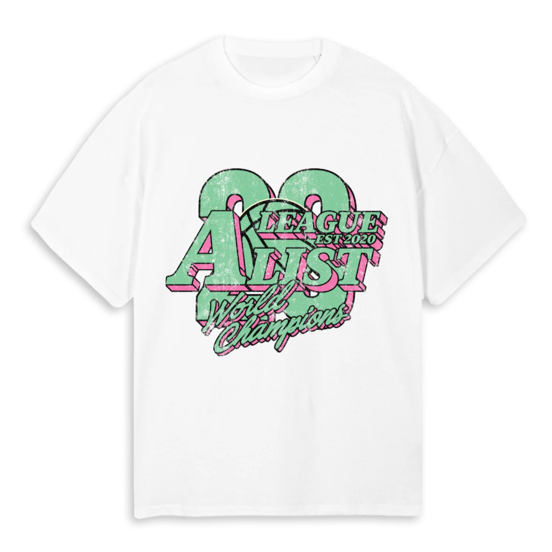 DEREKMIA White Oversized Tee.