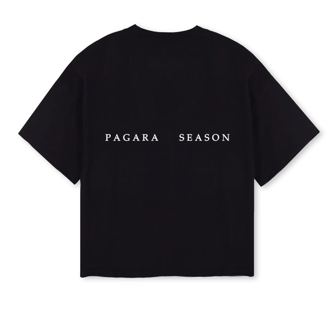 DESERTZEUS Black Oversized Boxy Tee. - Image 2