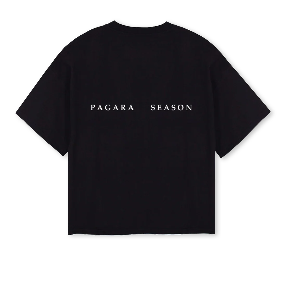 DESERTZEUSS Black Oversized Boxy Tee. - Image 2
