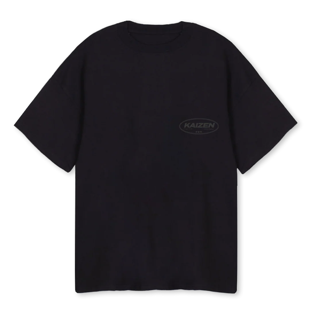 DESIGN STUDIO BLCK Black Oversized Tee.