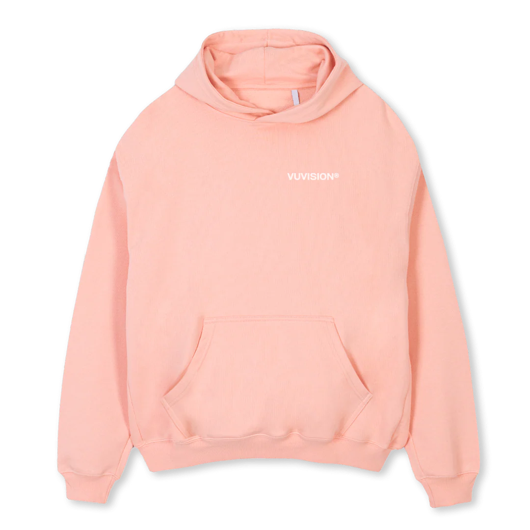 DEVDHOODIE Pink Clay Oversized Hoodie.