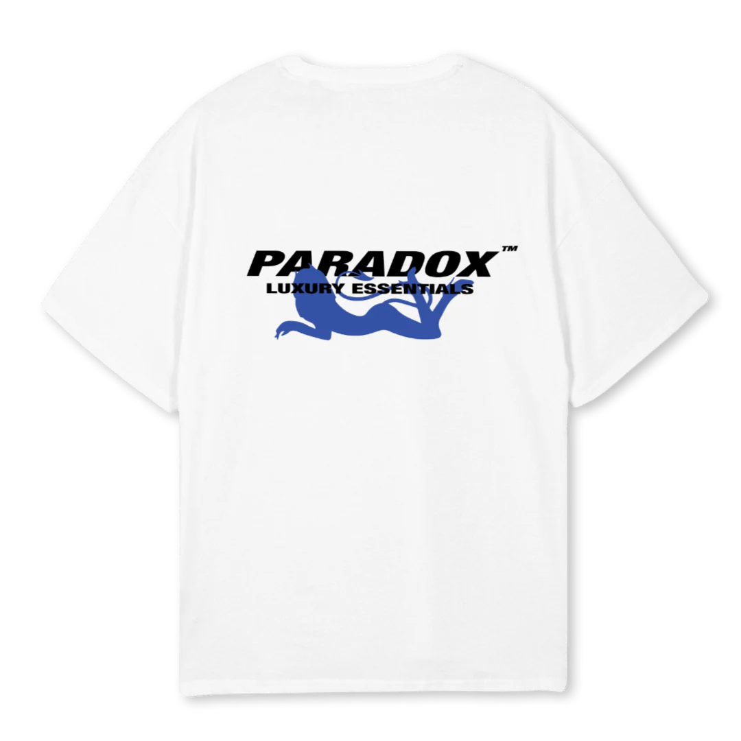 DEVILBLUE White Oversized Tee. - Image 2