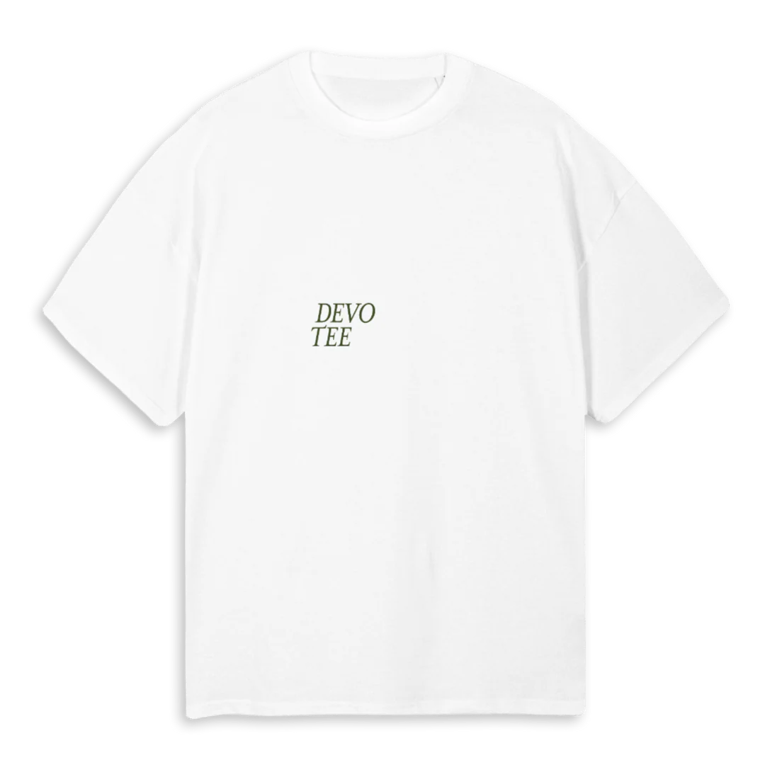 DEVOGREEN White Oversized Tee.