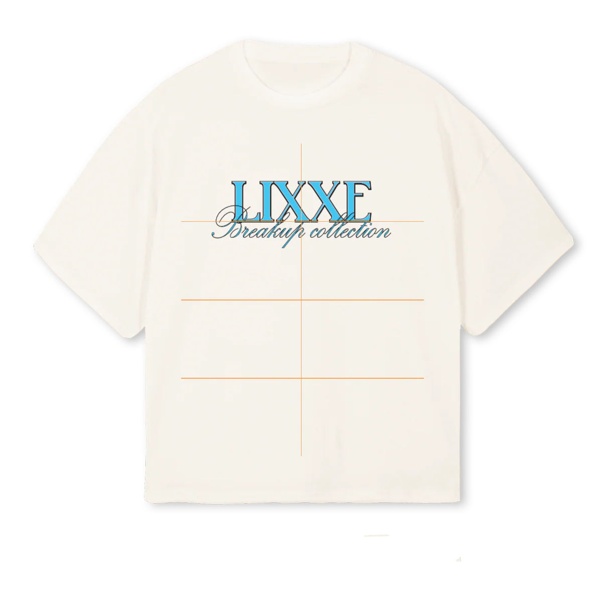 DFIL Vintage White Oversized Boxy Tee.