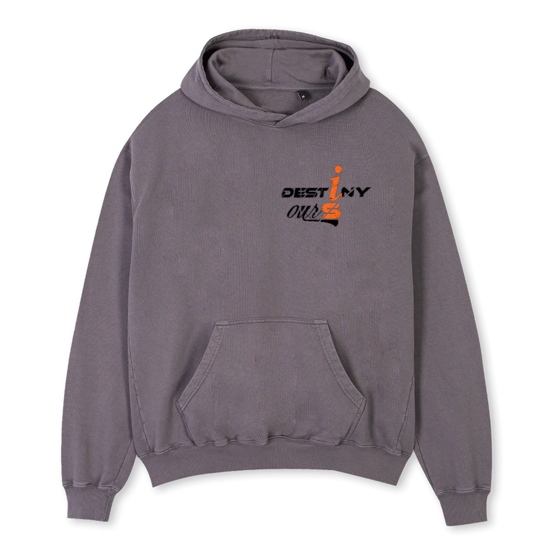 DIO Pigment Grey Oversized Hoodie.