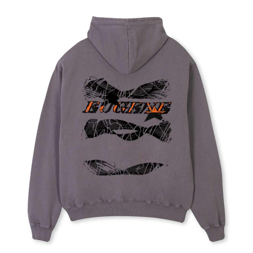 DIO Pigment Grey Oversized Hoodie. - Image 2