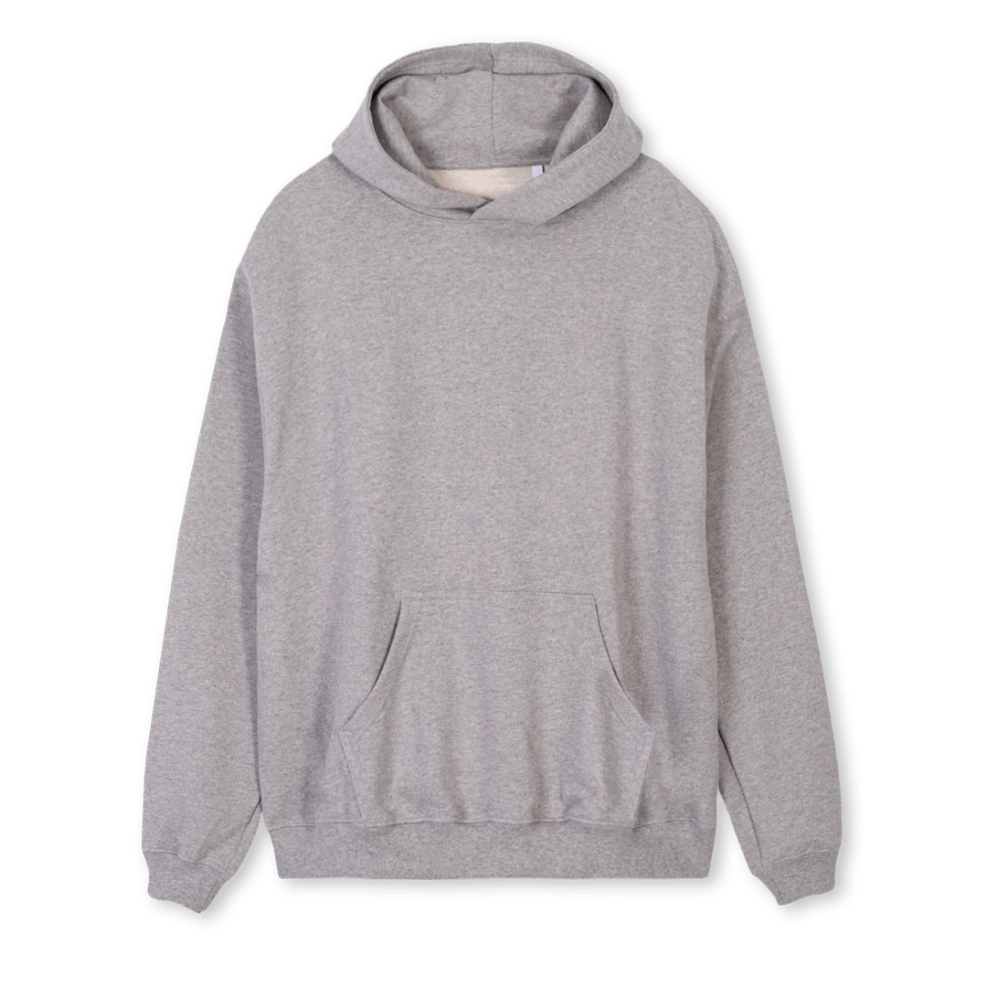 DISCOAVRIL Grey Marl Regular Hoodie.