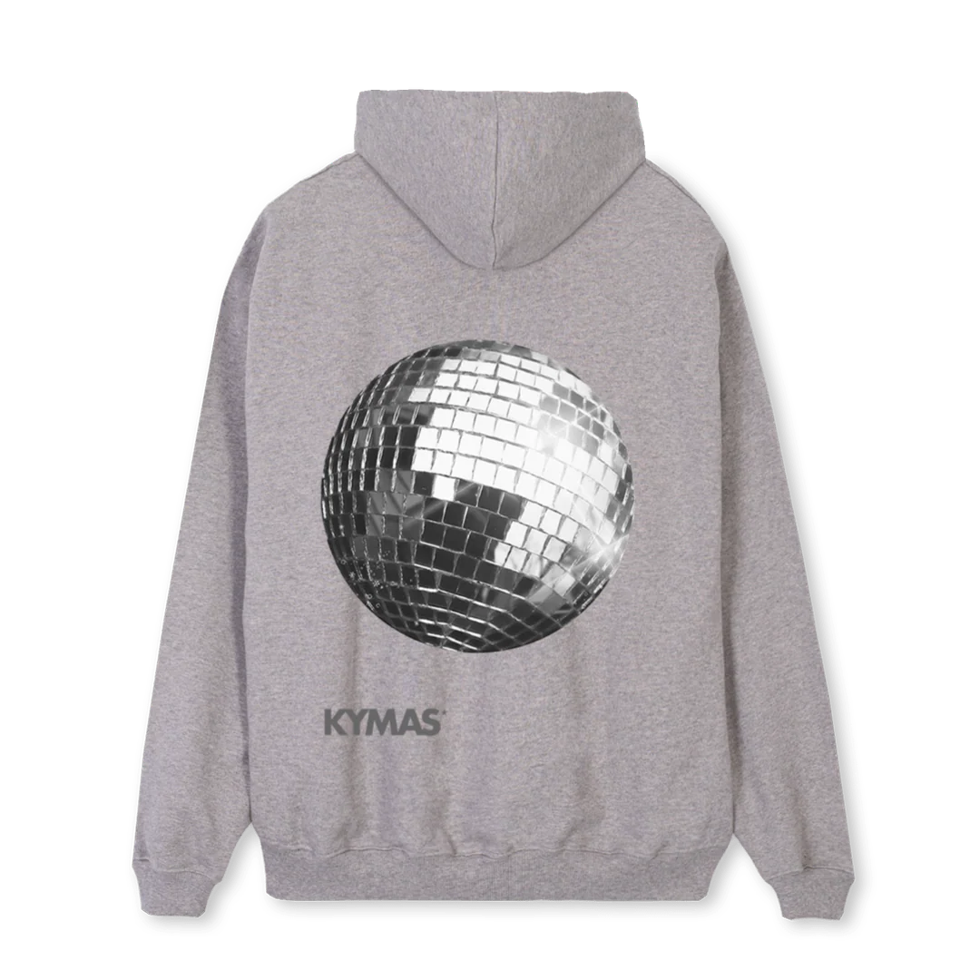 DISCOAVRIL Grey Marl Regular Hoodie. - Image 2
