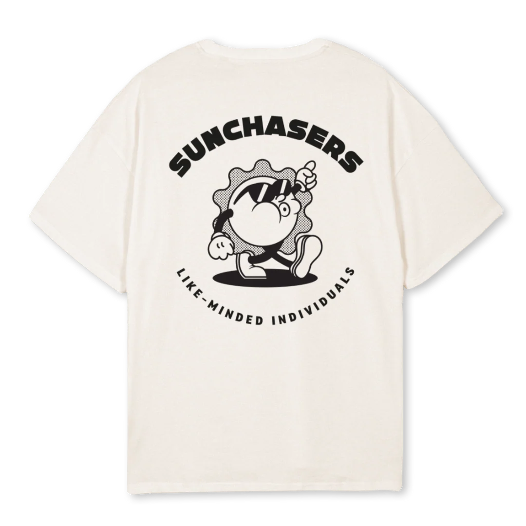 DISCOBALL MASCOT Vintage White Oversized Tee. - Image 2