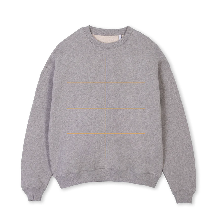 DISENGAGE Grey Marl Oversized Crewneck Sweater.