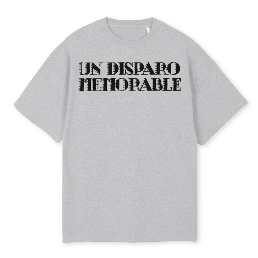 DISPAROMEMORABLE Light Grey Marl Oversized Tee.
