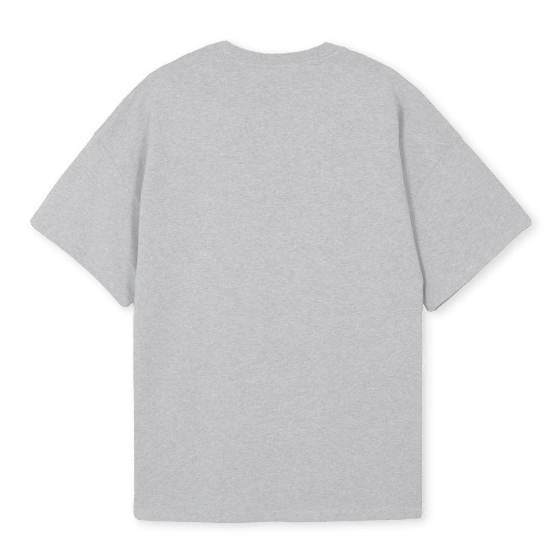 DISPAROMEMORABLE Light Grey Marl Oversized Tee. - Image 2