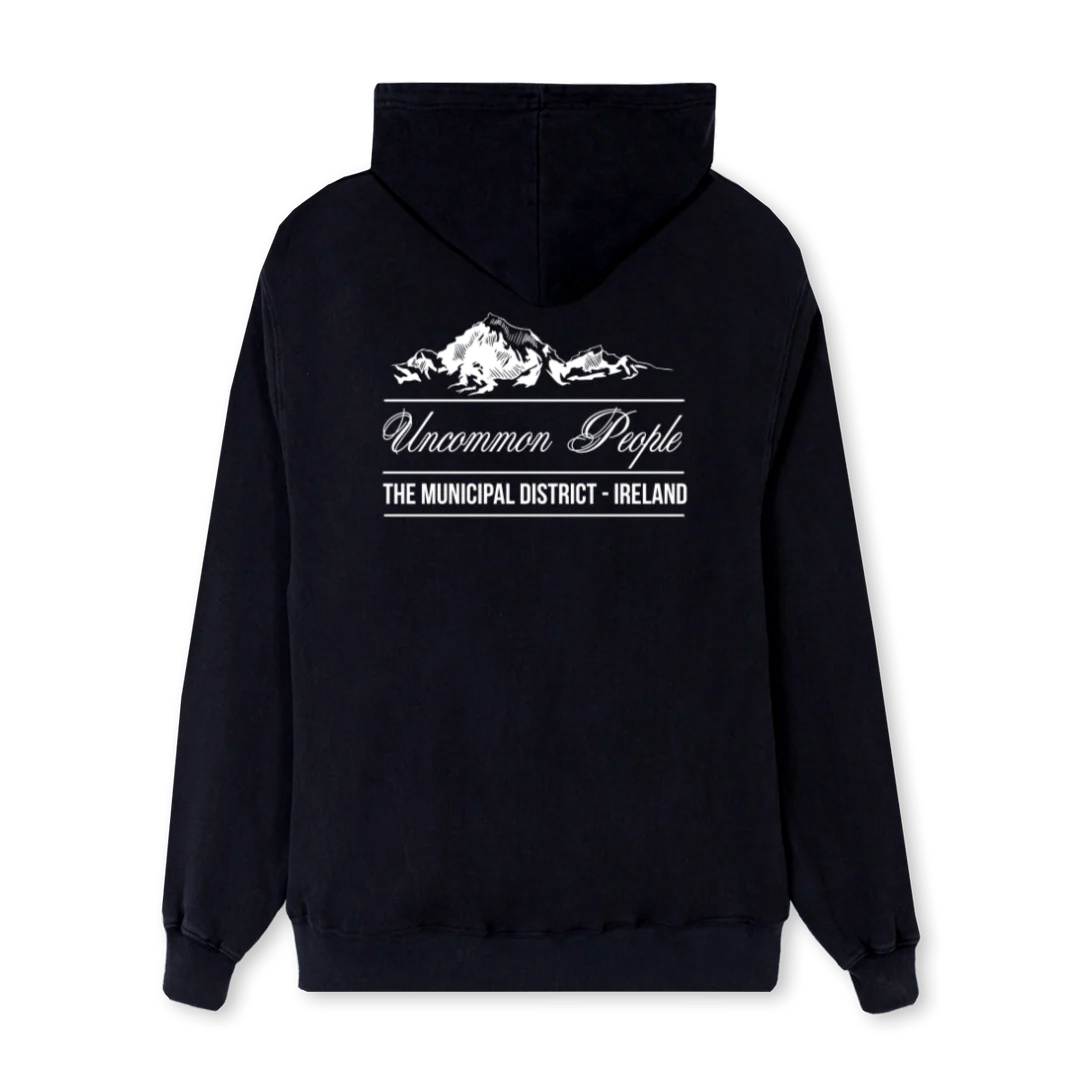 DISTRICT_2 Black Regular Hoodie. - Image 2