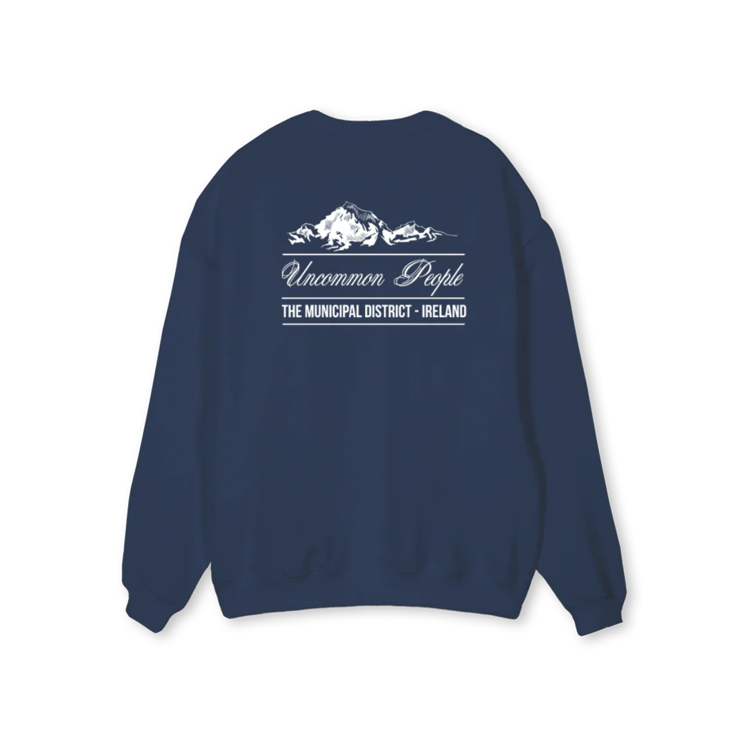 DISTRICT_1 Navy Blue Regular Crewneck Sweater. - Image 2
