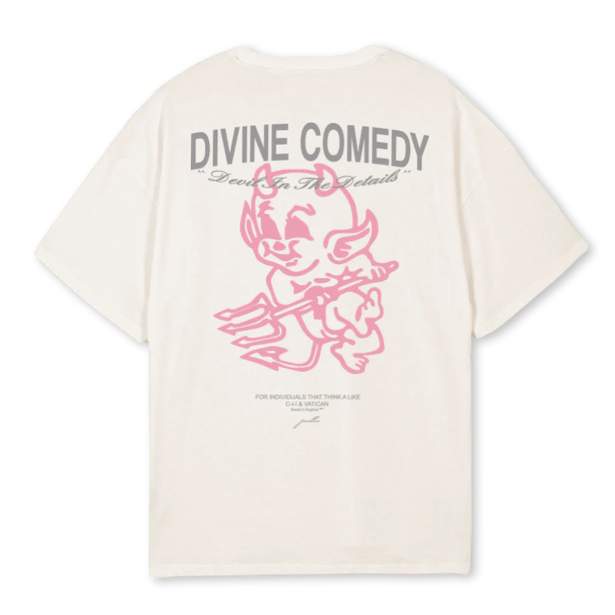 DIVINE COLLECTION Vintage White Oversized Tee. - Image 2