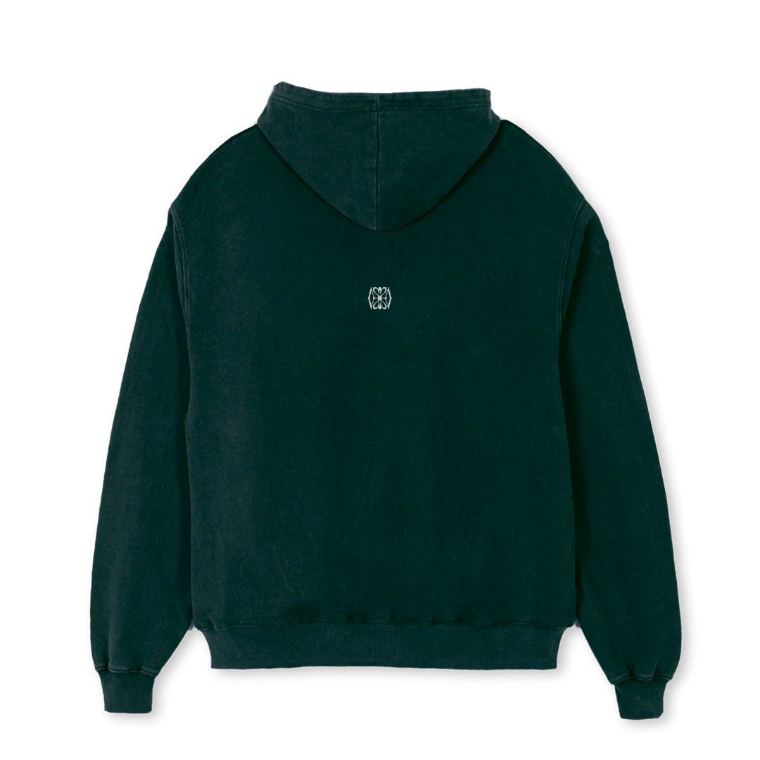 DIVINETIMING Wild Green Oversized Hoodie. - Image 2