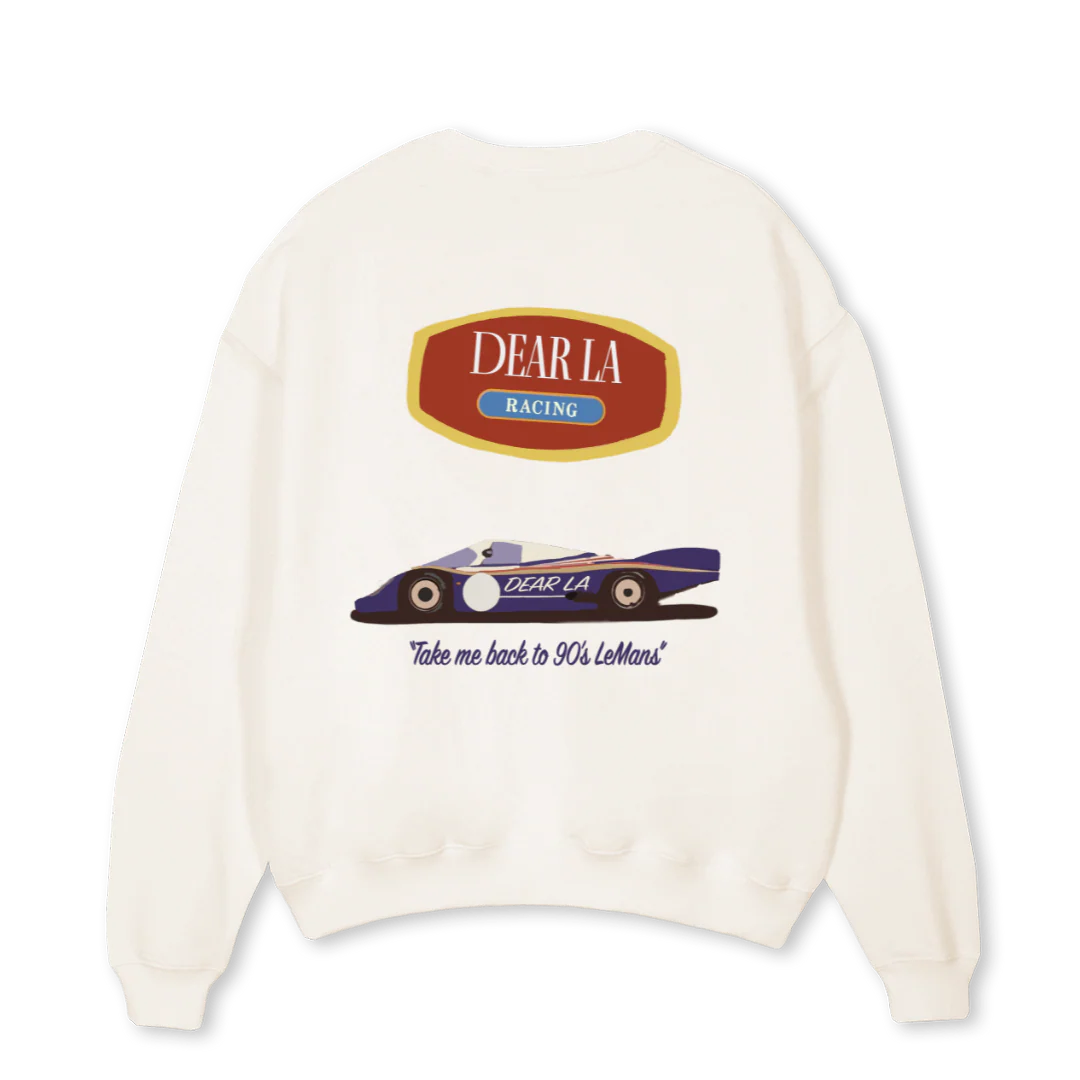 DLA Vintage White Oversized Crewneck Sweater. - Image 2