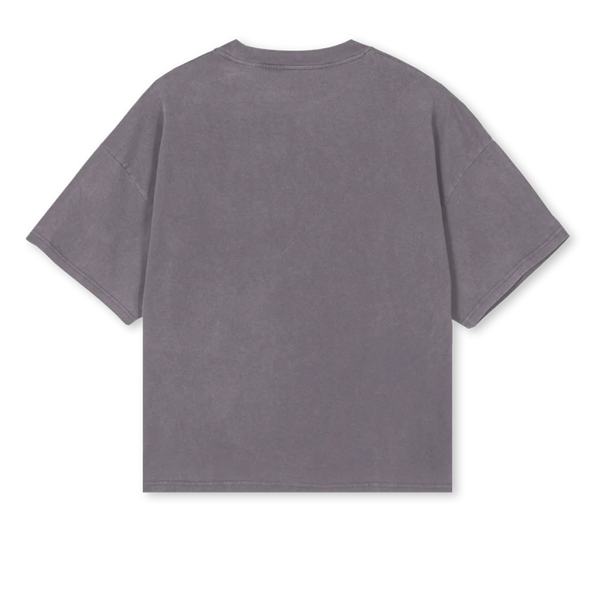 DLT  Pigment Grey Oversized Boxy Tee. - Image 2