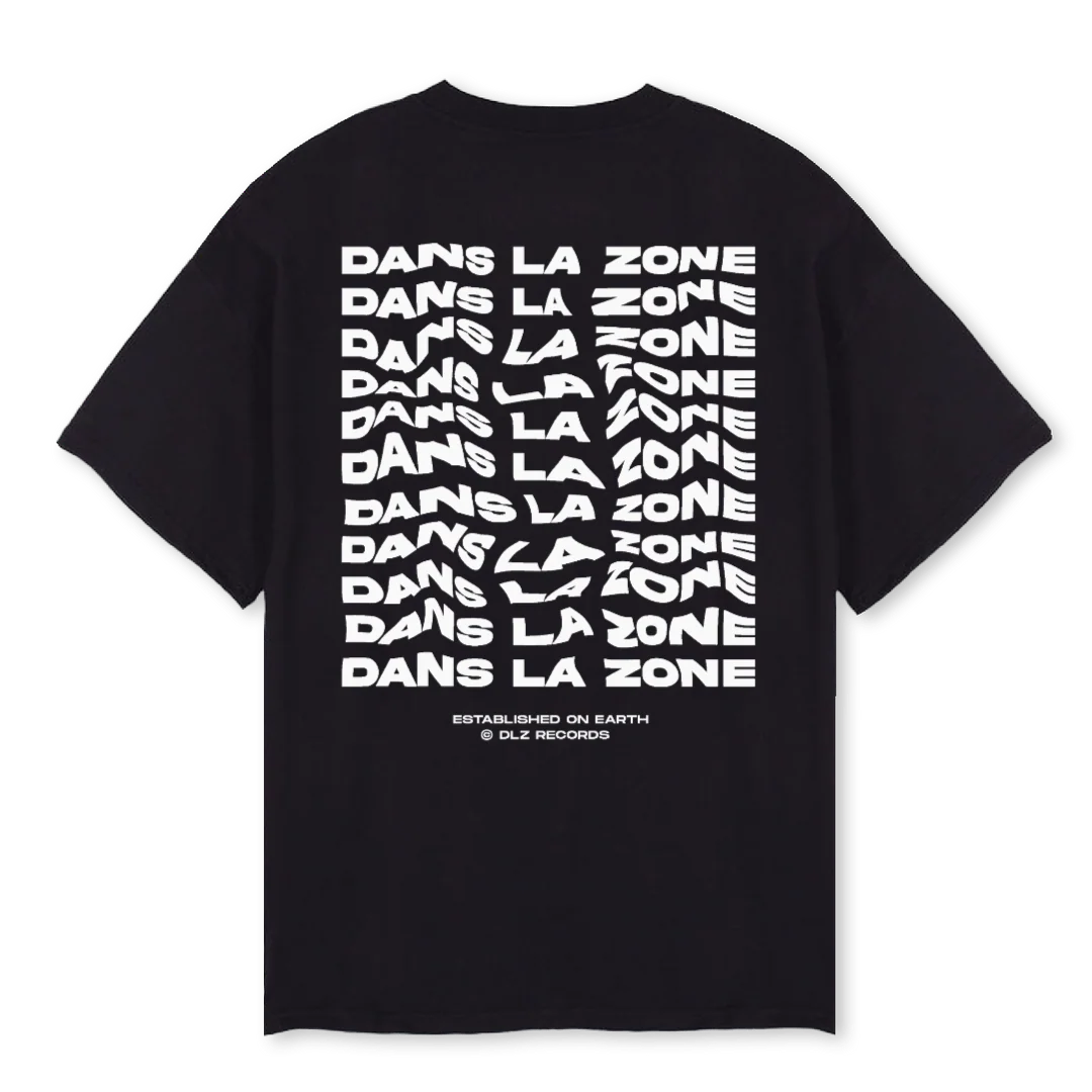 DLZ Black Oversized Tee. - Image 2