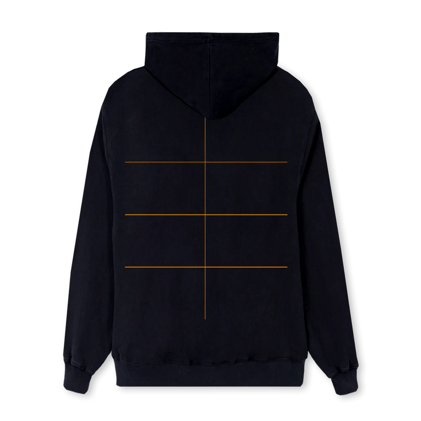 DMZBLKHOODIE Black Regular Hoodie. - Image 2