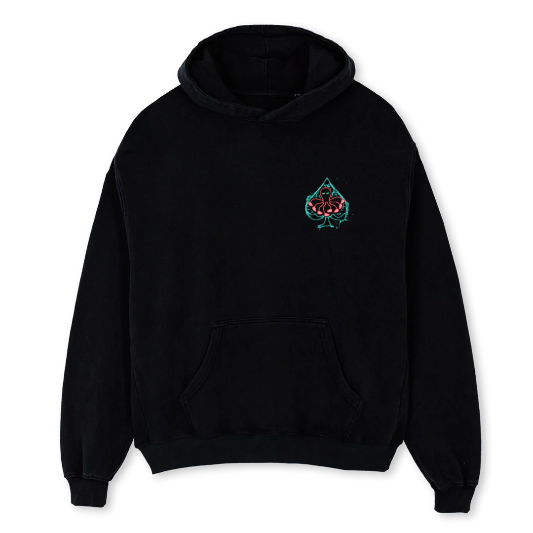 DND Black Oversized Hoodie.