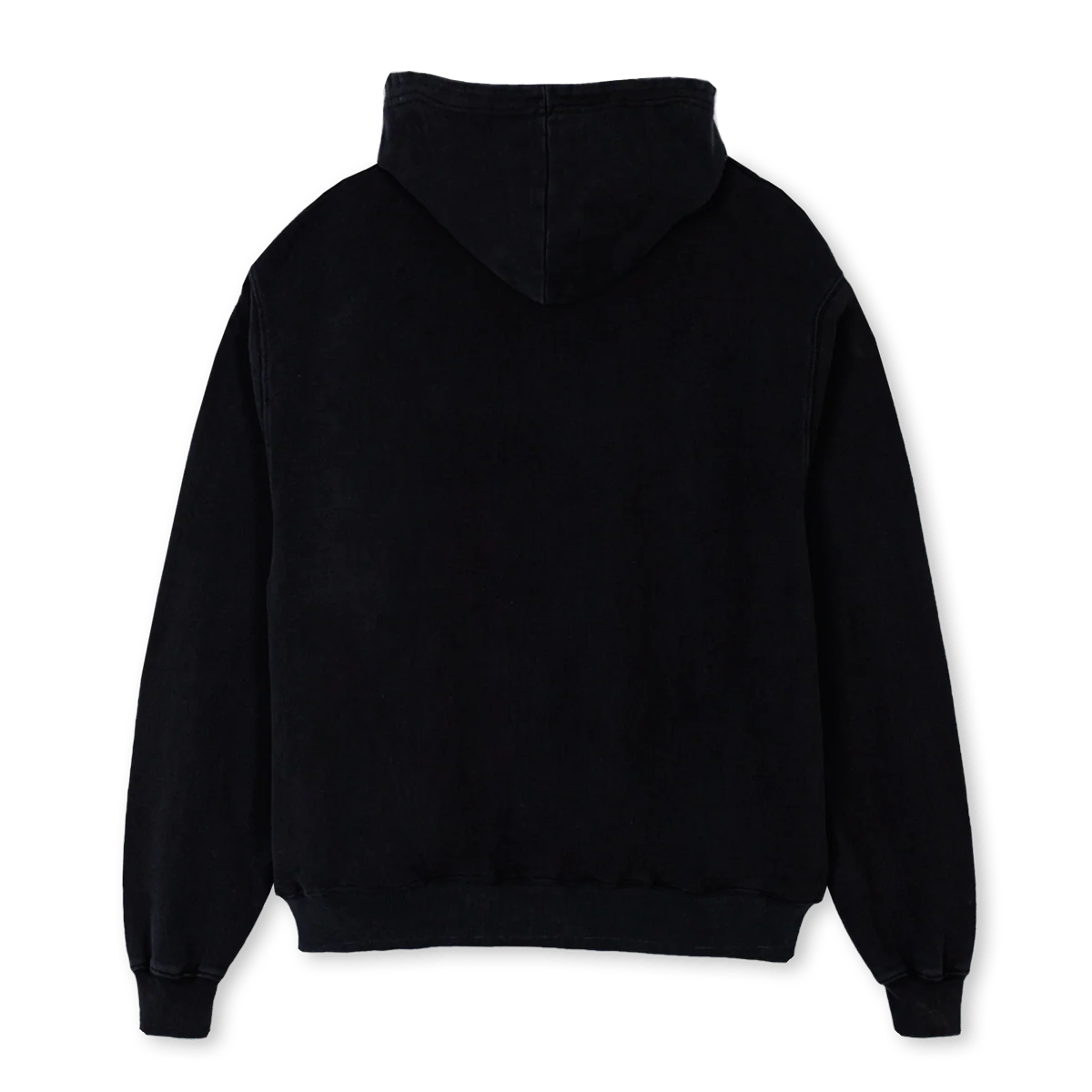 DOBBERHOODBLK Black Oversized Hoodie. - Image 2