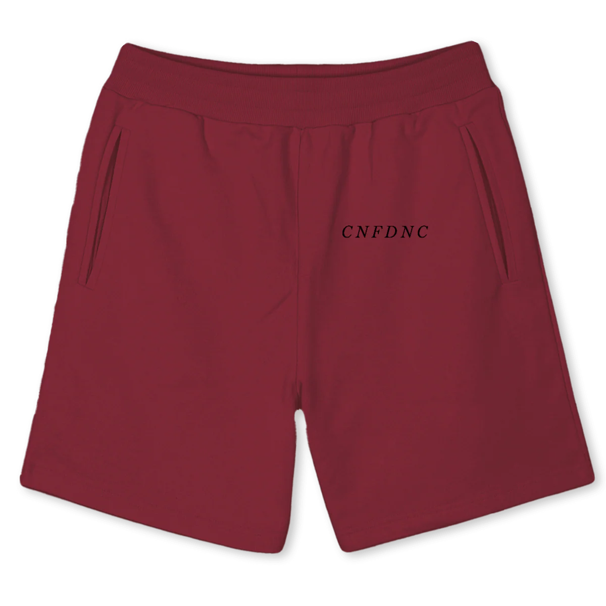 DODO Burgundy Sweatshorts.