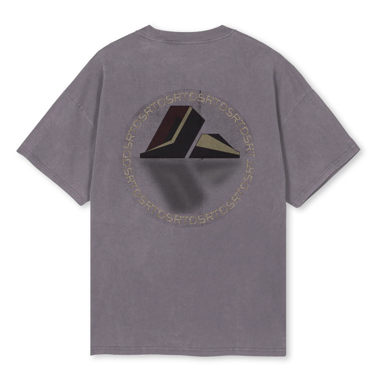 DOS Pigment Grey Oversized Tee. - Image 2