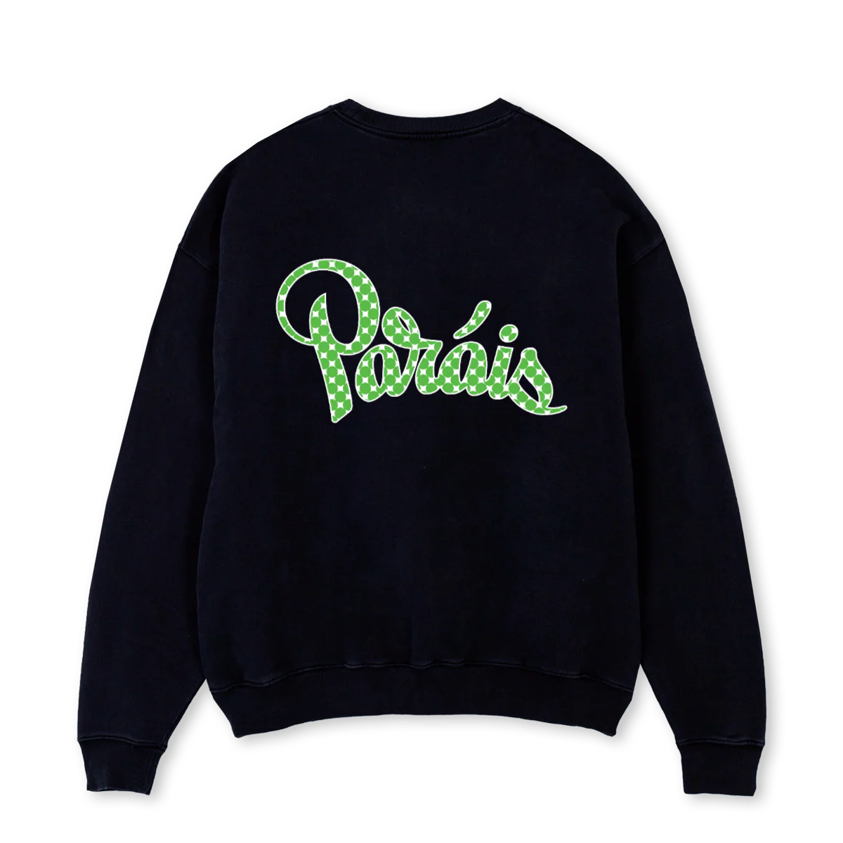 DOTTYGREEN Black Oversized Crewneck Sweater. - Image 2