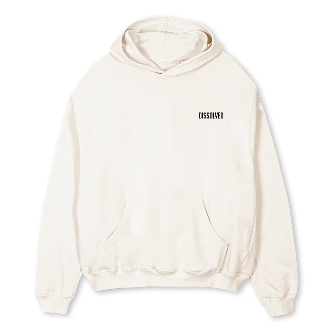 DP Vintage White Oversized Hoodie.