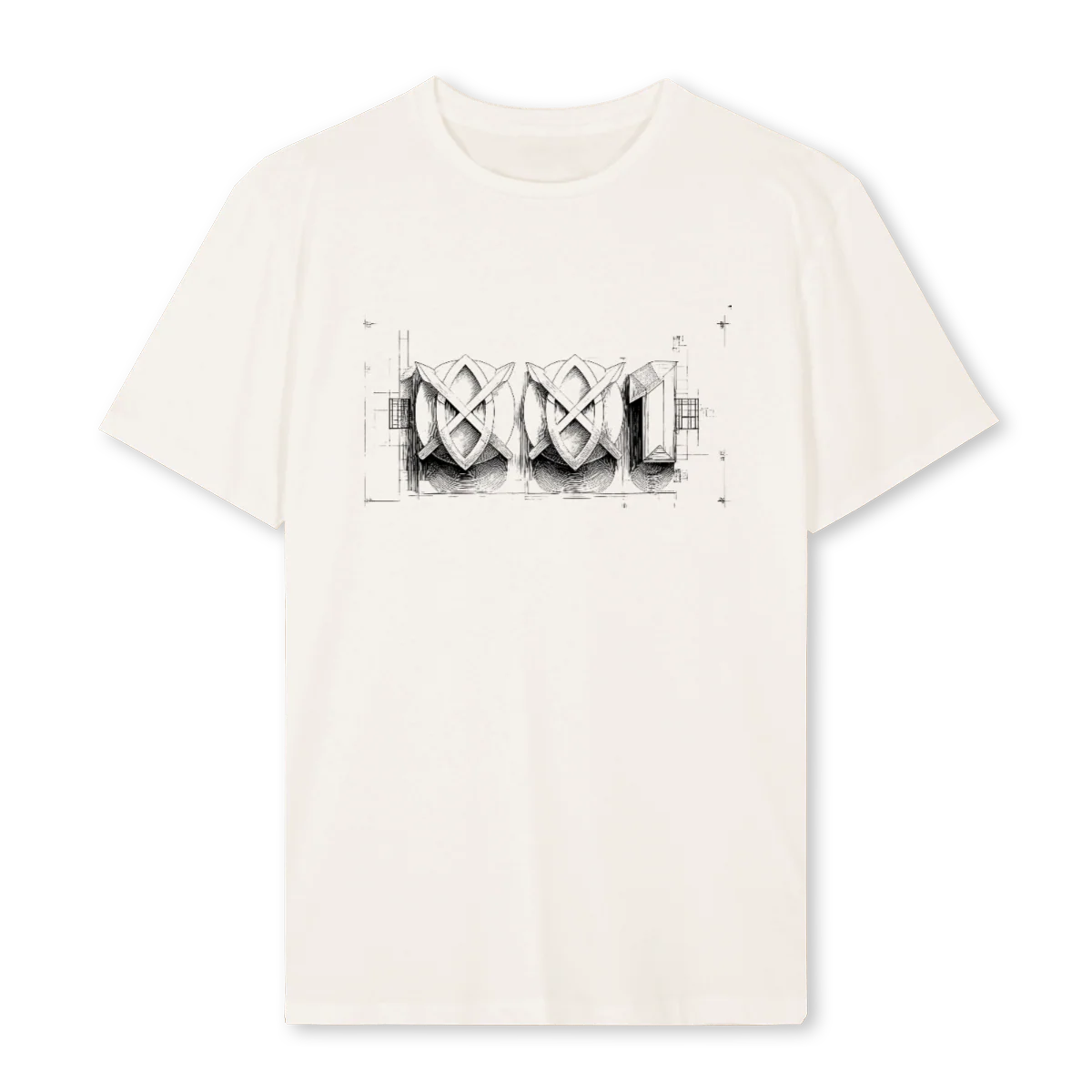 DPDAVIDO Vintage White Regular Tee.