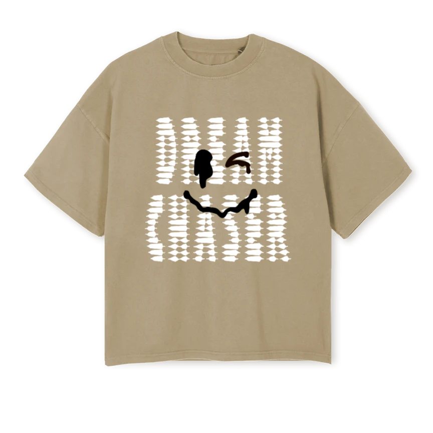 DREAMCHASER Vintage Dune Oversized Boxy Tee.