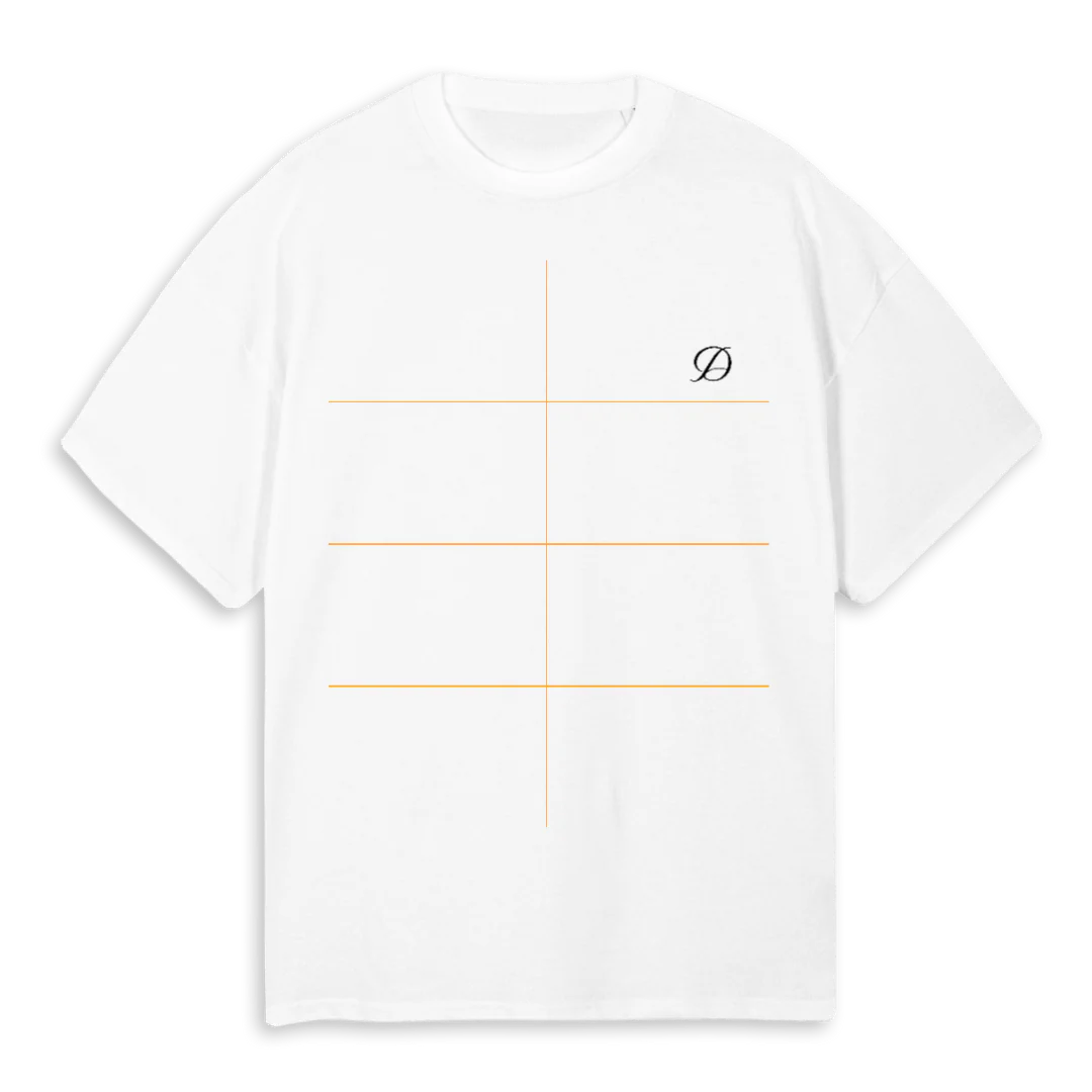 DREAMERS_1 White Oversized Tee.