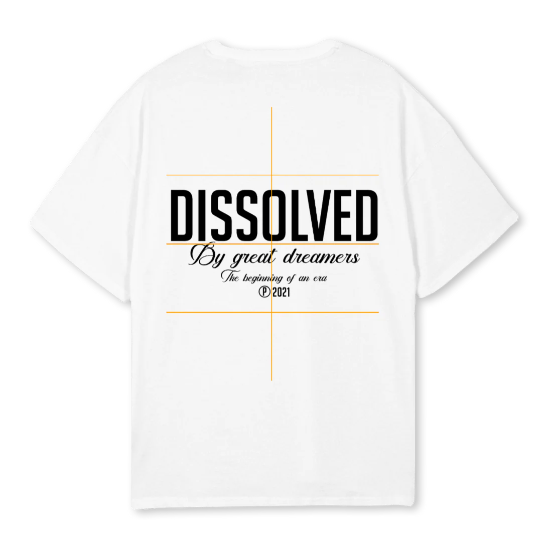 DREAMERS_1 White Oversized Tee. - Image 2