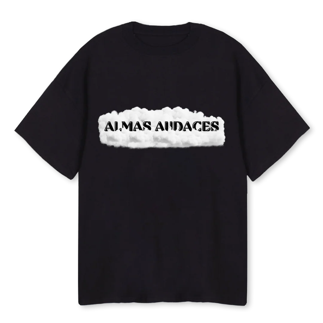 DREAMIN T Black Oversized Tee.